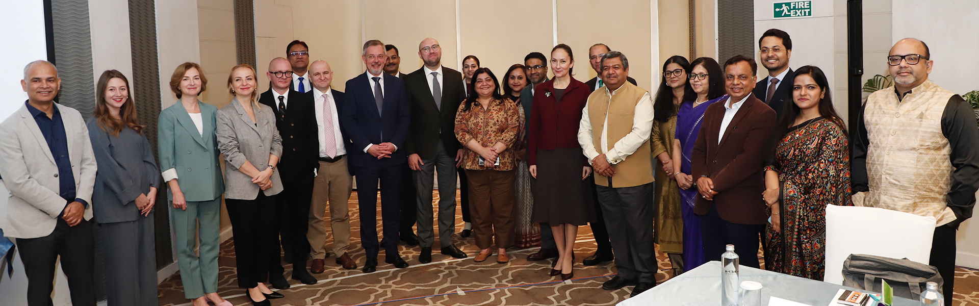 Delegates at the 4th India–Russia Heads of Think-Tanks Meeting hosted by ICWA on 11 November 2025 in New Delhi. The meeting brought together leading experts and officials from India and Russia.