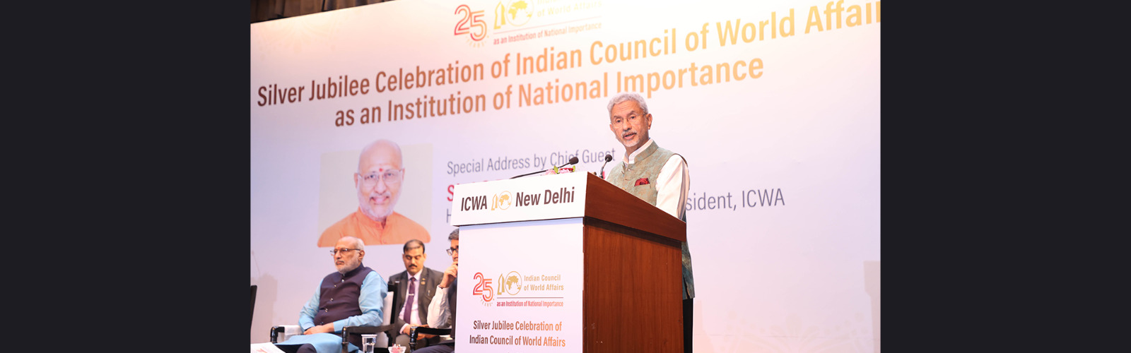 Dr. S. Jaishankar, External Affairs Minister, Ministry of External Affairs delivered remarks at the Silver Jubilee Celebration of Indian Council of World Affairs as an Institution of National Importance at Sapru House, 15 September 2026